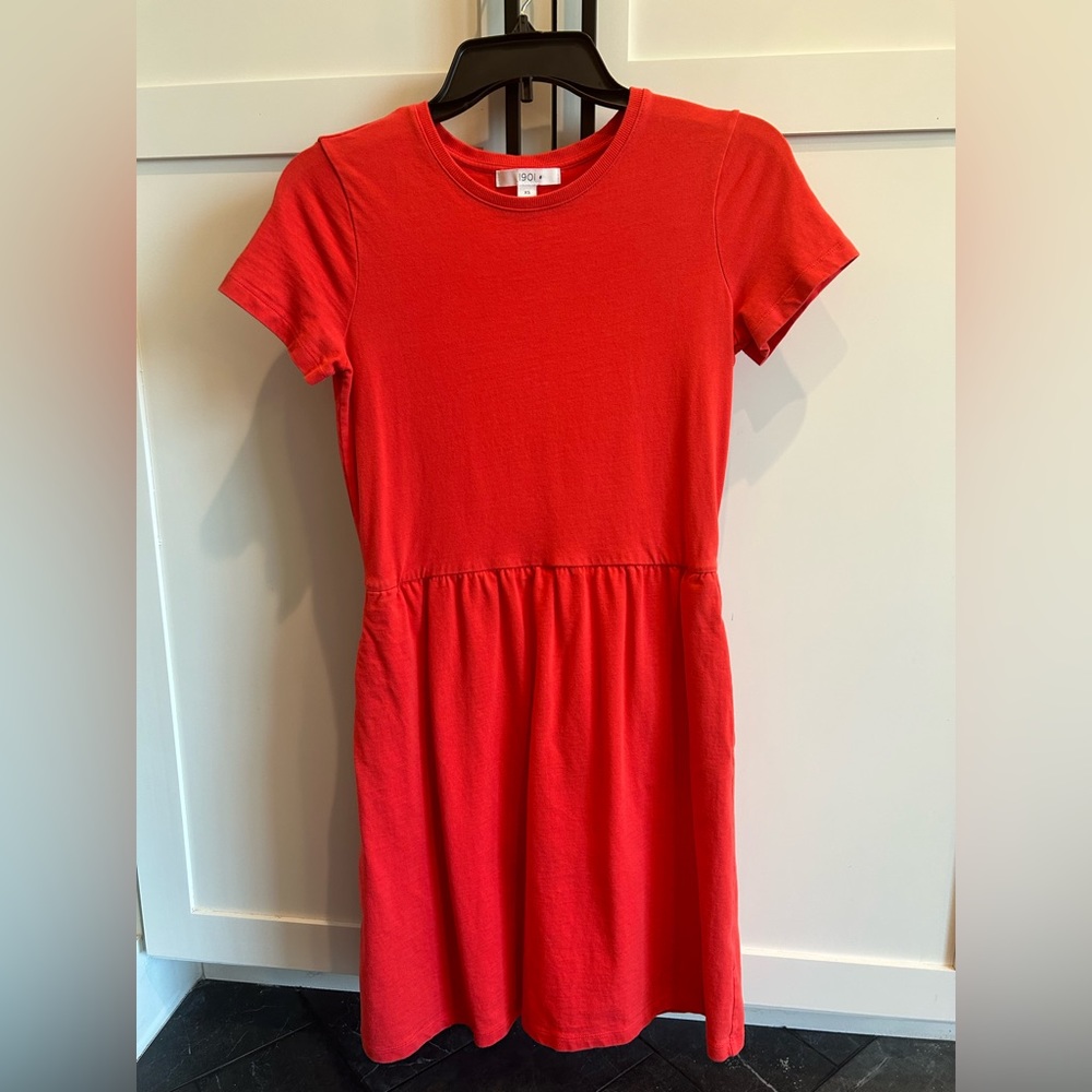 EUC 1901 Women’s Dress in Red-Orange Size XS